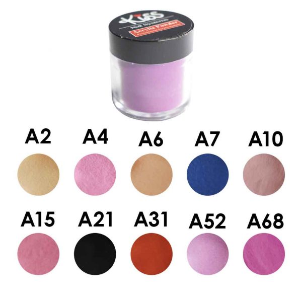 Acrílicos para uñas marca kiss acrylic powder