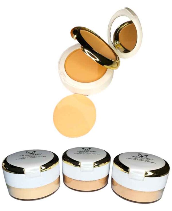 Polvos compactos y sueltos Miss Rose 3D make up cake LOTE 1