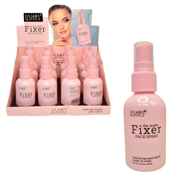 Fijador de maquillaje Fixer spray matte Ushas