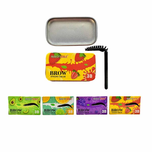 Fijador para cejas diseño de frutas Brow Styling Cream 3D Iman of Noble - Imagen 2