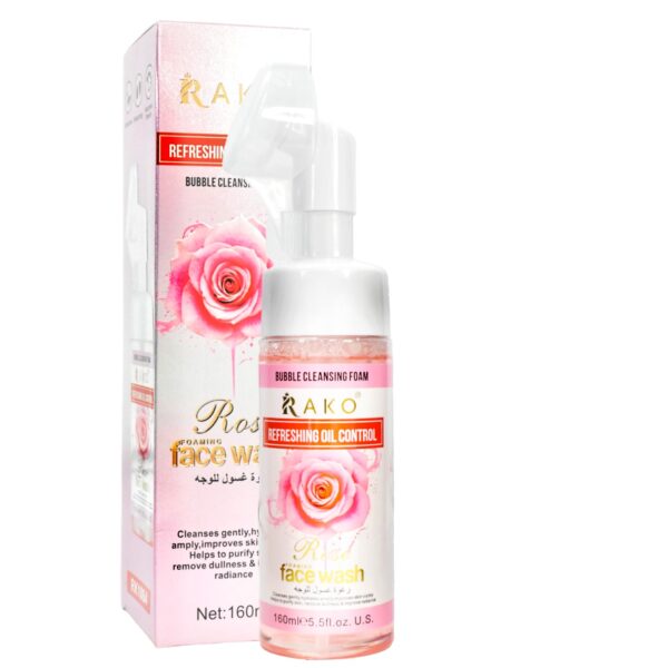 Espuma Facial Rako De Rosas 160Ml