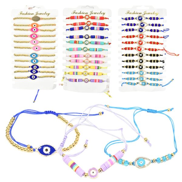 Pulsera De Ojo Turco Unisex Estilo Surtido