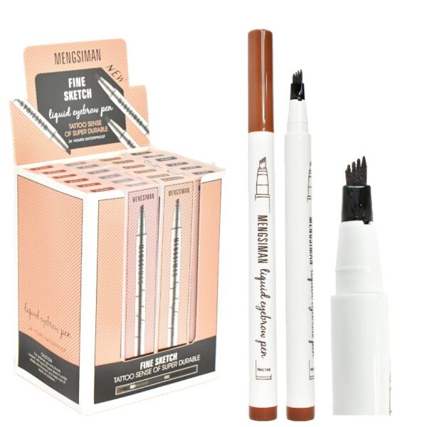 Delineador Liquido De Cejas Mengsiman Con Picos