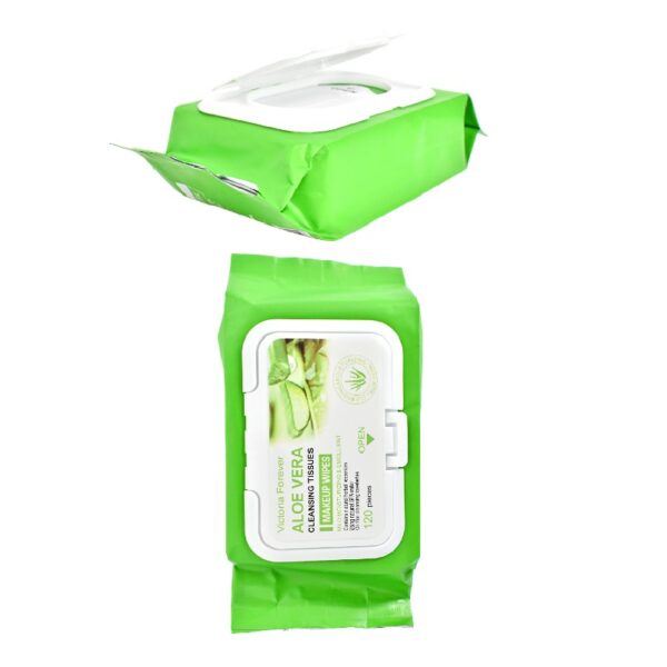 Toallitas Desmaquillantes De Aloe Vera Con 120 Piezas Victoria Forever