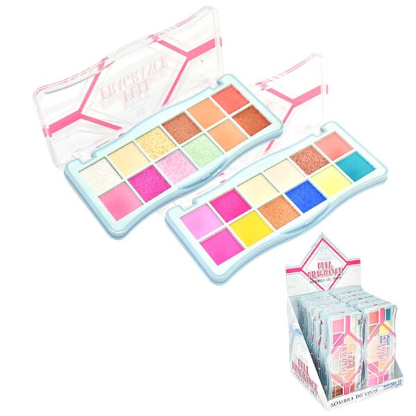 Sombra De Ojos Lucky Lily Full Fragance 12 Colores