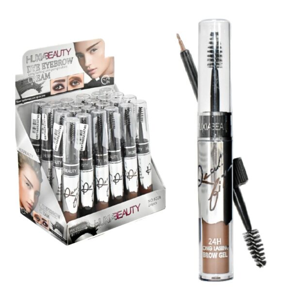 Tinte En Crema Para Cejas Con Cepillo Huxiabeauty