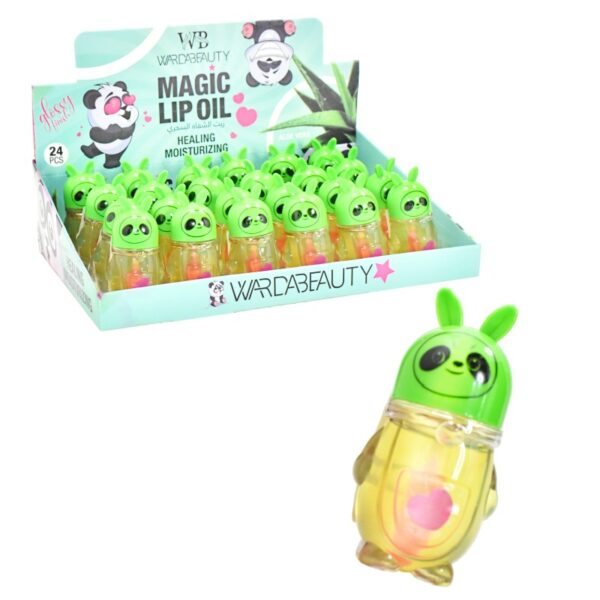 Brillo Labial Wardabeauty Presentacion Panda Verde