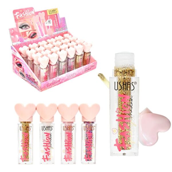 Sombra Para Ojos Liquida Con Tapa De Corazon Ushas