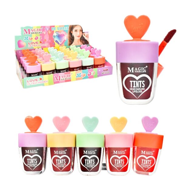 Tinta Para Labios Magic Your Life Con Tapa De Corazon