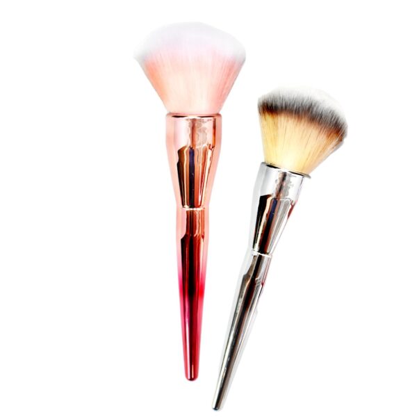 Brocha Para Rostro Con Mango Estilo Microfono LOTE2