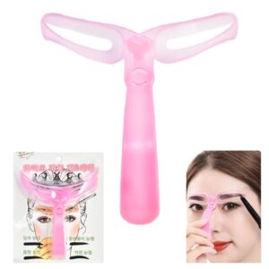 Diseñador  De Cejas Plastico Color Rosa De 4 Estilos