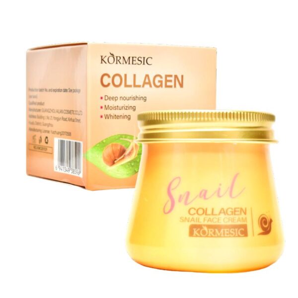 Crema Facial Con Extracto De Colageno Y Caracol De Kormesic