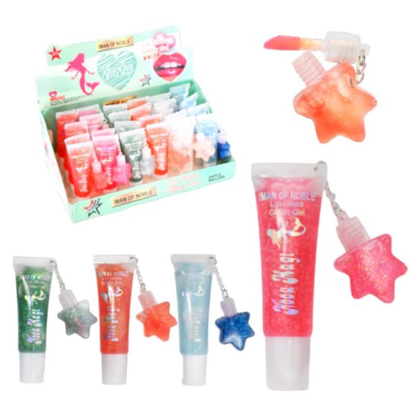 Gloos Para Labios Con Glitter y Adorno de Estrella Iman of Noble