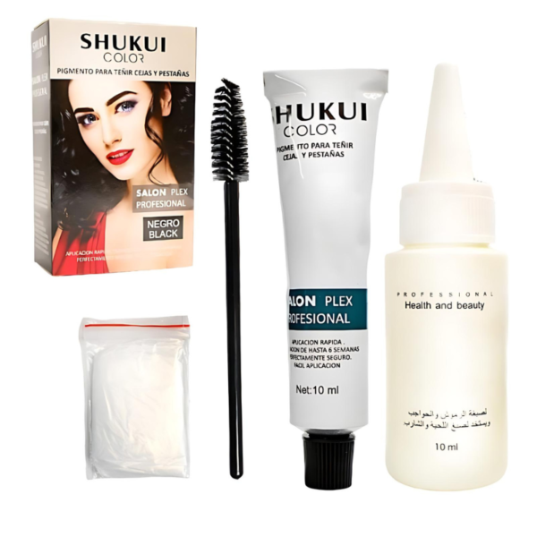 Pigmento para teñir cejas y pestañas SHUKUI Colores Surtidos - Imagen 3