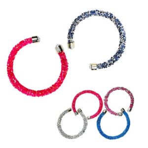 Pulseras con Estilo de Diamantes Colores Surtidos