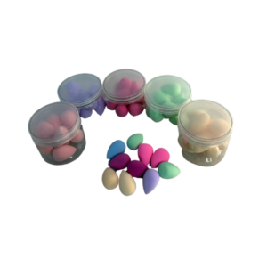 Esponjas de maquillaje de 10 pcs pequeñas en colores surtidos