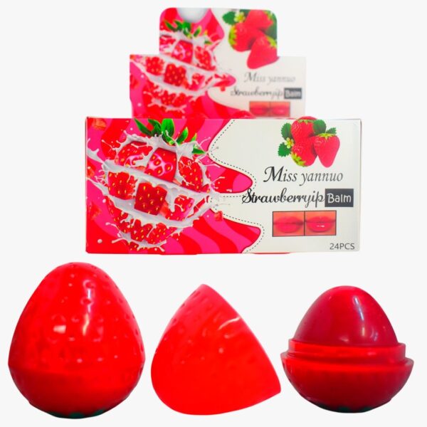 Balsamo Labial Con Extracto de Fresa Miss Yannuo