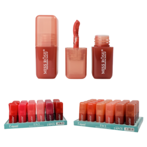 Labial y rubor liquido tonos surtidos