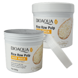 Mascarilla Para el Cabello con Extracto de Arroz Bioaqua Lote 3