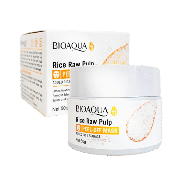 Crema Peel Off Mask Con Extracto de Arroz Bioaqua LOTE 3