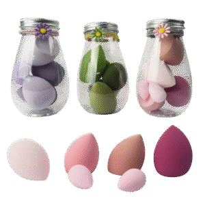 Paquete de Esponjas Envase forma de Pera 6 pcs en Colores Surtidos