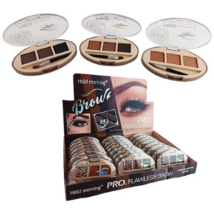 Paleta de Sombras para ojos de Hold Morning 3 colores Tierra mas Brocha